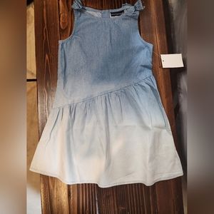 Andy & Evan Girls Dip Dye Bow Dress